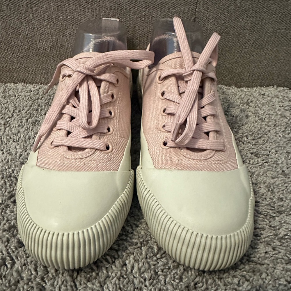 Aigle Pink Rubber Low‎ Women’s Sneaker size 6.5 - Picture 3 of 9